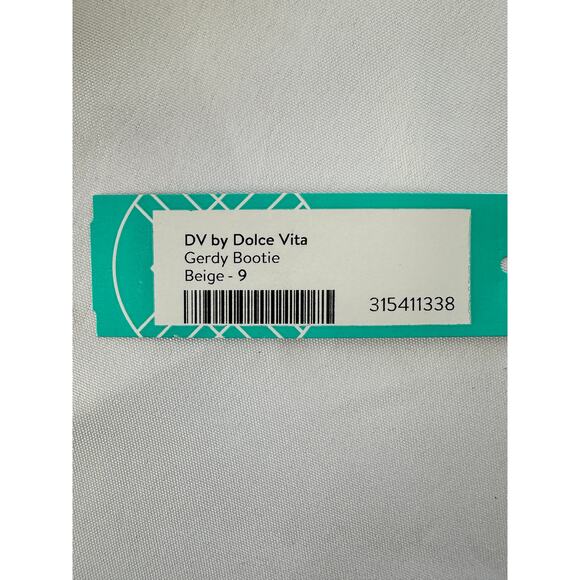 DV by Dolce Vita Women's Gerdy Wedge Bootie Beige Size 9 NEW - Picture 8 of 8